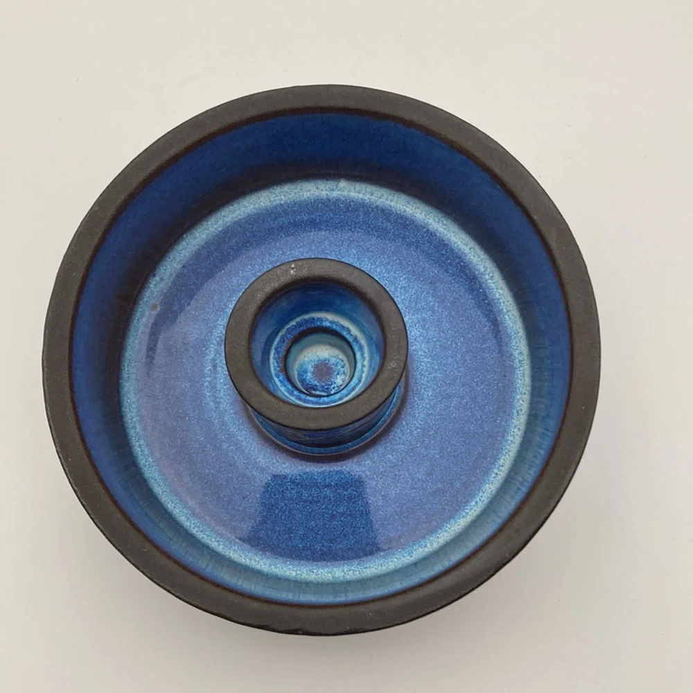 Royal Copenhagen THULE Series Candlestick Pair.